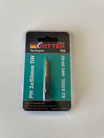 Бита Ritter WP PH 1x50 мм  магнитная (сталь S2) (1 шт. в блистерной упаковке)